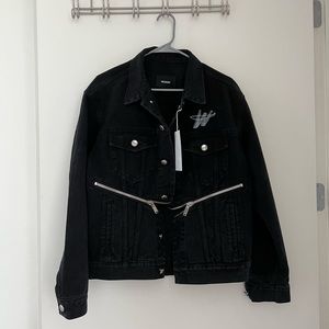 Authentic brand new we11done black denim jacket size S